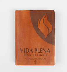 Vida Plena Biblia de Estudio Brown Simulated Leather