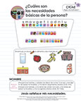 Spanish Prims Activity Page - Cooking