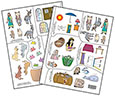 Mpact® Rainbows Activity Sticker Sheet